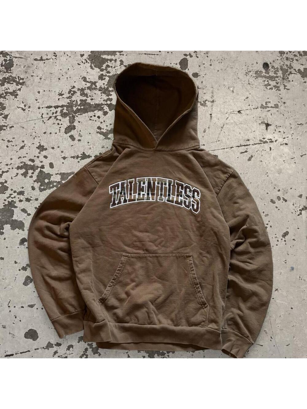 Mens "Talentless" Heavyweight cotton Hoodie Size L